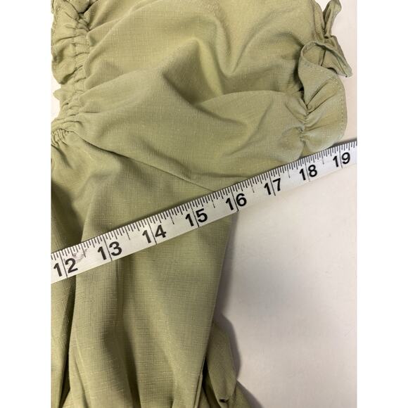 Cider Celery Green Peasant Shirt Size Small - Picture 6 of 6